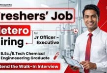 Chemistry Freshers Jobs at Hetero Careers with opportunities in Quality Control Jobs and pharmaceutical manufacturing