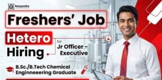 Chemistry Freshers Jobs at Hetero Careers with opportunities in Quality Control Jobs and pharmaceutical manufacturing