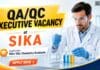 Sika Quality Executive Recruitment 2026 | MSc Chemistry Job in Hyderabad MSc Chemistry Job at Sika | Quality Executive Recruitment