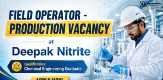 Production Operator Job at Deepak Nitrite | Chemistry Jobs