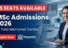 15 Seats Available | MSc Admissions 2026 at Tata Memorial Centre | Apply Online MSc Admissions at Tata Memorial Centre 2026 for B.Sc Chemistry and science graduates