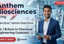 Chemistry Fresher Job at Anthem Biosciences | Jobs in Bengaluru Chemistry Fresher Job at Anthem Biosciences | Anthem Biosciences Careers | Jobs in Bengaluru for EHS professionals