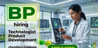 BP Hiring Technologists | Exciting Opportunity for Chemistry Graduates Technologist Jobs at BP | BP Careers | Chemistry Graduate Jobs in Product Development and Innovation