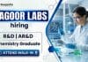 Chemistry Jobs at Tagoor Labs | Walk-In Drive 2026 Chemistry Jobs at Tagoor Labs through Walk-In Drive for experienced professionals in Hyderabad
