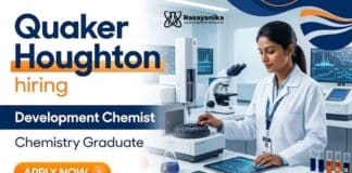 Chemist Jobs at Quaker Houghton | R&D Jobs for Chemistry Professionals Development Chemist Jobs at Quaker Houghton Careers for candidates seeking R&D Jobs in product development and laboratory research
