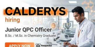 Quality Control Jobs at Calderys Careers for B.Sc and M.Sc Chemistry graduates applying for Junior QPC Officer position