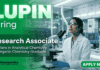 Research Associate Jobs at Lupin Careers for candidates seeking Chemistry Jobs in Pune