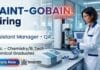 Quality Assurance Jobs at Saint-Gobain Careers for Chemistry Jobs
