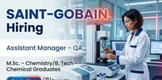 Quality Assurance Jobs at Saint-Gobain Careers for Chemistry Jobs