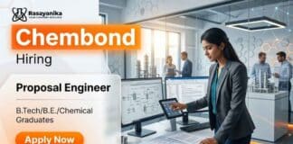 Chembond Chemical Engineering Jobs | Water Industry Career Opportunity Chemical Engineering Jobs at Chembond Careers for Jobs in Water Industry