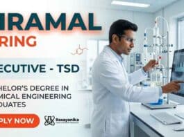 Piramal Careers announces Executive Jobs for professionals seeking Chemical Engineering Jobs in the pharmaceutical industry.