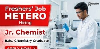 BSc Chemistry Freshers Job at Hetero Careers Chemist Job in Pharmaceutical Production Department