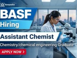 Assistant Chemist Job at BASF Careers R&D Job Opportunity in Navi Mumbai