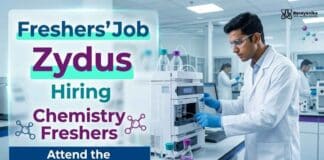 Chemistry Freshers Job at Zydus Careers | Walk-In Interview Chemistry Freshers Job through Zydus Careers. Attend the Walk-In Interview at Ankleshwar for apprentice opportunities.