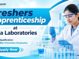 Apprentice at Ipca Laboratories | B.Sc Chemistry Freshers Jobs