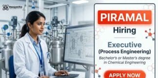 Chemical Engineering Jobs at Piramal Careers Executive Jobs in Process Engineering Digwal Telangana
