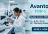 Quality Control Jobs at Avantor | Chemistry Candidates Apply Now Avantor Hiring QC Officer – Quality Control Jobs for Chemistry Graduates in Thane