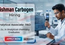 Analytical Chemistry Jobs at Dishman Carbogen | R&D Role | Apply Now Dishman Carbogen Hiring Analytical Associate – Analytical Chemistry Jobs in R&D Division