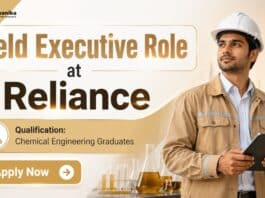Chemical Engineering Job at Reliance | Field Executive Role