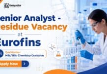 Eurofins Hiring Senior Analyst | Chemistry Graduates Apply Now Senior Analyst Opening at Eurofins | Chemistry Jobs