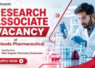 Exciting Research Jobs Walk-In at Macleods for Organic Chemistry Graduates Organic Chemistry Job at Macleods Pharmaceuticals | Research Associate Jobs