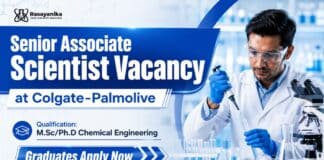 Associate Scientist Job at Colgate | Chemical Sciences Vacancy