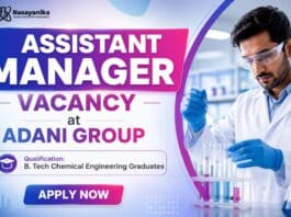 Chemical Engineering Job at Adani | Deputy Manager Role