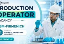 DSM-Firmenich Hiring Production Operator Role | Chemical Engineering Job Chemical Engineering Job at DSM-Firmenich | Production Operator