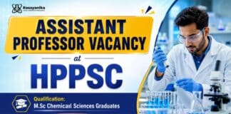 Govt. Job at HPPSC | Assistant Professor (Chemistry)