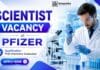 Latest Scientist Vacancy in Pfizer for PhD Chemistry Candidates Scientist Job Opening at Pfizer | PhD Chemistry Job