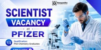Scientist Job Opening at Pfizer | PhD Chemistry Job