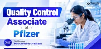 Pfizer Hiring Quality Control Associate | Chemistry Graduates Apply Now MSc Chemistry Jobs at Pfizer | Quality Control Associate Role
