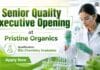 BSc Chemistry Job at Pristine Organics | Senior QA Executive Role Chemistry Jobs at Pristine Organics | Quality Executive Role
