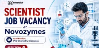 Associate Scientist Job at Novozymes | PhD Chemistry Job