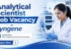 Exclusive Scientist Job at Syngene | MSc Analytical Chemistry Job Analytical Scientist Job at Syngene | MSc Chemistry Jobs