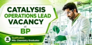 MSc Chemistry Job at BP | Catalysis Operations Lead Role