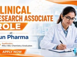  MSc Chemistry Jobs at Sun Pharma | Clinical Research Associate