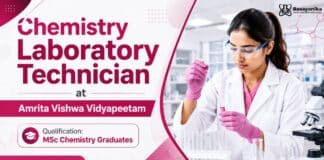 MSc Chemistry Job at Amrita University | Laboratory Technician 