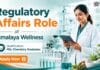 MSc Chemistry Job at Himalaya Wellness | Regulatory Affairs Executive