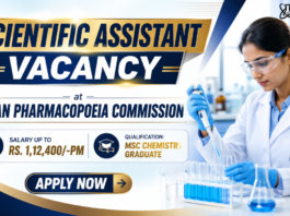 IPC Recruitment 2026 for Scientific Assistant