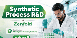 Zenfold Hiring Organic Chemistry R&D Jobs | MSc Chemistry Job