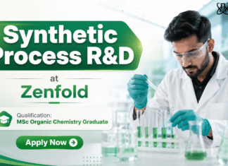 MSc Chemistry Job in Process R&D at Zenfold | Apply Now Zenfold Hiring Organic Chemistry R&D Jobs | MSc Chemistry Job