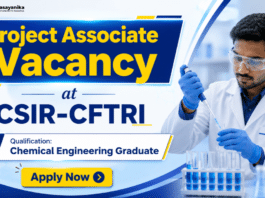  Govt Chemistry Research Jobs at CSIR CFTRI 