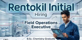 Rentokil Initial Careers Announce Field Executive Jobs for Science Graduates in Tirupati