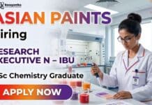 Research Executive Jobs at Asian Paints Careers | Apply Now Asian Paints Careers Announces Research Executive Jobs in Navi Mumbai
