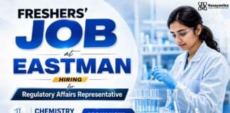 Chemistry Freshers Job at Eastman Careers Regulatory Affairs Jobs SDS SAP compliance