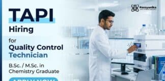 QC Technician Jobs at TAPI Careers for Chemistry Jobs in pharmaceutical quality control laboratory