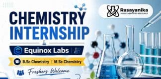 Chemistry Internship opportunity at Equinox Labs in Navi Mumbai. Apply through Equinox Labs Careers and gain hands-on laboratory experience.