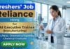 Freshers Chemistry Jobs available through Reliance Careers. Apply for Trainee Jobs and gain valuable manufacturing industry experience.