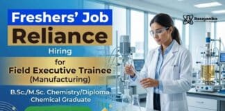 Freshers Chemistry Jobs available through Reliance Careers. Apply for Trainee Jobs and gain valuable manufacturing industry experience.